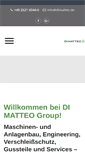 Mobile Screenshot of dimatteo.de