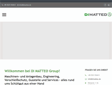 Tablet Screenshot of dimatteo.de